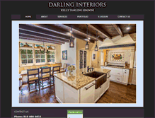 Tablet Screenshot of darlinginteriors.com